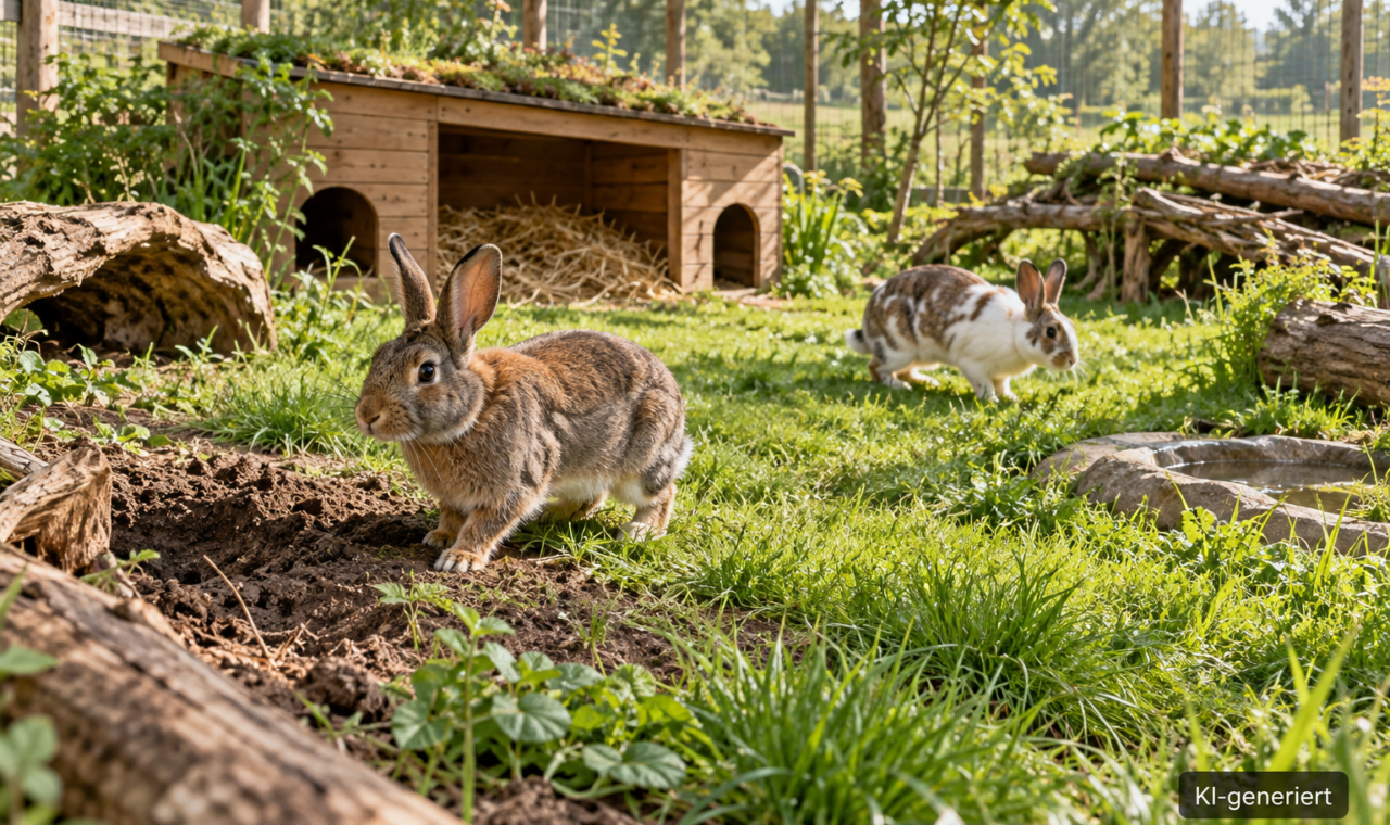Kaninchen beschäftigen: Suchen, erkunden und gemeinsam ruhen