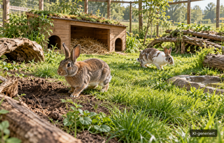 Kaninchen beschäftigen: Suchen, erkunden und gemeinsam ruhen